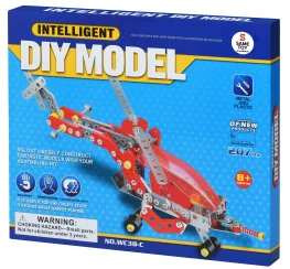 Конструктор металлический Same Toy Inteligent DIY Model Самолет 207 элементов (WC38CUt)