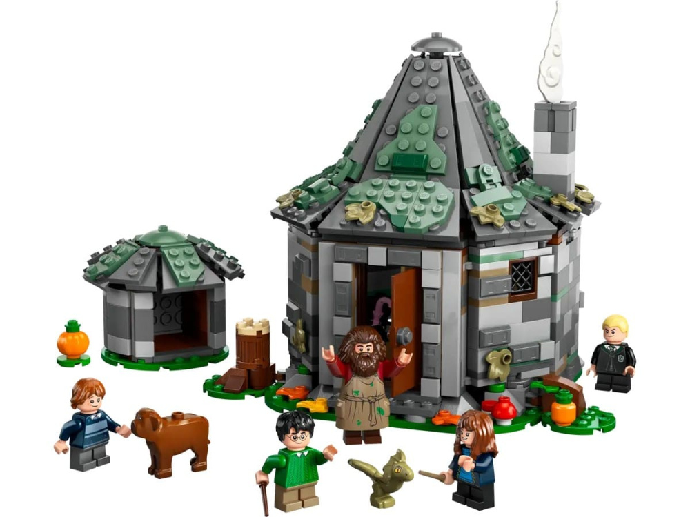 Конструктор Lego Harry Potter Хатинка Геґріда: Несподівані гості 896 деталей (76428)