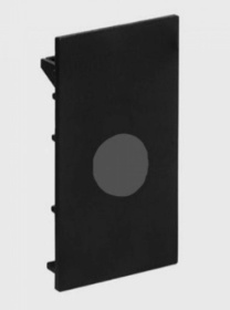 Фото заглушка магнитного трека с отверстием kloodi kdmg-ec o черный мат