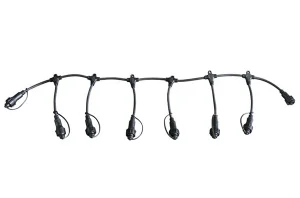 Конектор для гірлянд Delux Connector T-type IP44 на 6 виходів (90014156)