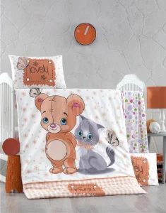 Комплект постільної білизни дитячий LightHous MOUSE AND CAT 100x150см (44216)