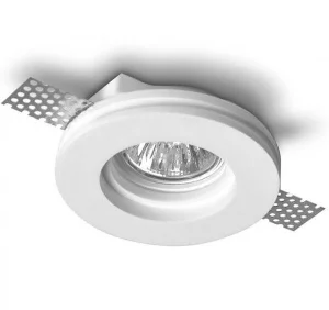 Точковий врізний світильник KLOODI GU10 KD-GIPS RD100 H27 IP20