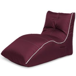 Фото кресло-мешок студия комфорта лежак оксфорд стандарт+ бордовый (032215)