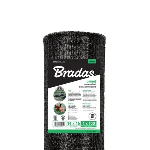 Сітка декоративна Bradas UNINET 26 г/м2 (14х16 мм)1х100 м