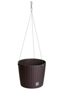 Горщик для рослин Prosperplast RATO ROUND WS коричневий 8,9л (5905197977119)