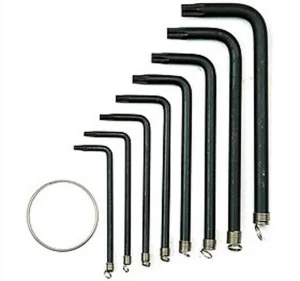 Ключі TORX L-подібні VOREL Т9-Т40 8шт (56600)