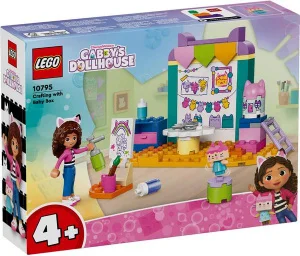 Фото конструктор lego gabby's dollhouse мастерим с доцей-бокс 60 деталей (10795)
