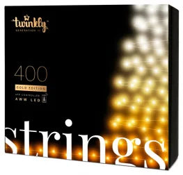 Фото гирлянда twinkly smart led strings aww 400, gen ii, ip44 32м (tws400gop-beu)