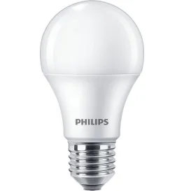 Фото светодиодная лампа philips ess ledbulb 9w e27 3000k 230v a60 1ct 12 rca (929002299287)