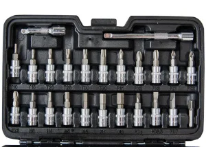 Набір головок торцевих з тріскачкою Vitals 1/4“ 46 предметів (186167)