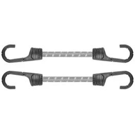 Шнур эластичный Bradas Bungee Cord Hook резиновый 40см 2шт (BCH2-08040GY-B)