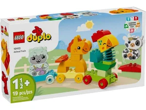 Фото конструктор lego duplo my first поезд животных 19 деталей (10412)