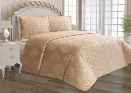 Фото покрывало tropik home lotus beige (th_02003323)