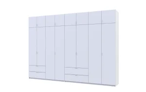 Шафа для одягу Doros Лукас Біла 4та4 ДСП 340х50х240 (42005138)