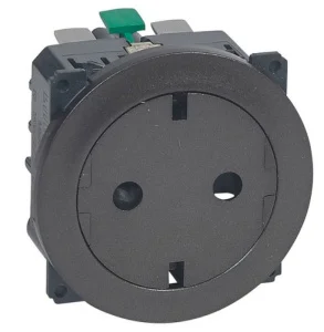 Розетка Legrand 16А 250В АС PE графіт (67168)