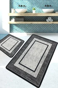Набір килимків для ванної кімнати Chilai Home Patra 60x100+50x60см (CH_110024194)