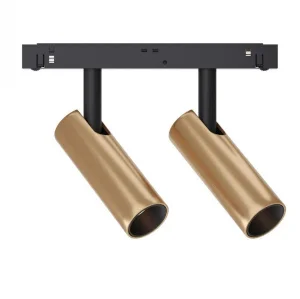 Прожектор KLOODI KDMG-SPOT35 2x7W 3K GD 30° CREE1304 560LM Золотой с черной вставкой