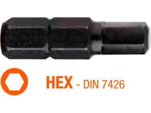Набір біт USH Industry HEX 6x25мм 10шт (UUSG0012074)