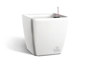 Розумний вазон Plastkon Quadrato Flower Lover білий 7,8 л