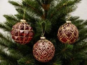 Набір ялинкових іграшок House of Seasons d8см 12 предметів (8720362109716)