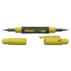 Викрутка кишенькова з двосторонніми битами Sigma 4в1 (4002181)