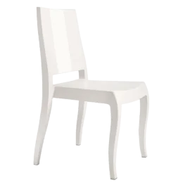 Фото стул papatya class-x 43 сплошно-белый (2969)