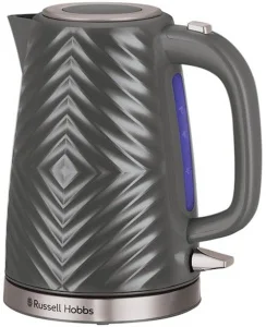 Фото электрочайник russell hobbs groove grey 26382-70