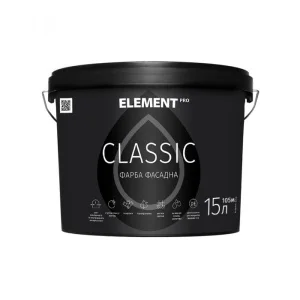 Фасадная краска ELEMENT PRO CLASSIC 15 л белая
