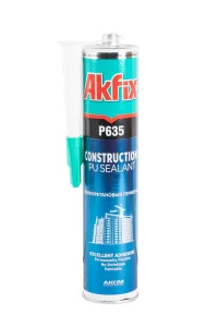 Герметик Akfix P635 поліуретановий коричневий 310мл (AA669)
