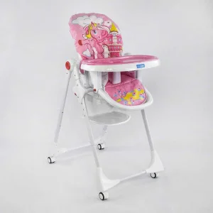 Стільчик для годування Joy ПОНІ К-73480 рожевий (213933)