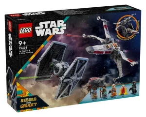 Фото конструктор lego star wars сборный пакет истребитель tie и корабль x-wing 1063 (75393)