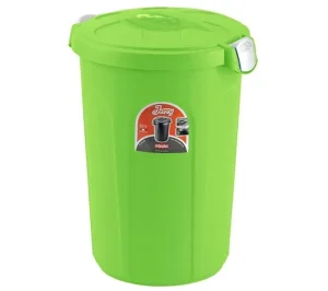 Відро Stefanplast Jerry з кришкою зелене 37х32х46см 23л (70303)