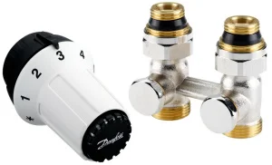 Комплект термостатичний Danfoss RAS-C + RLV-KS 1/2" RA прямий (013G5277)