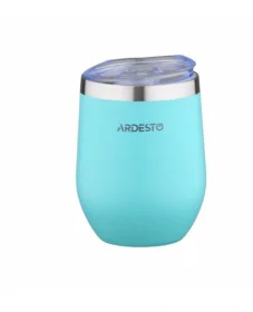 Фото термочашка ardesto compact mug 0,35л голубая (ar2635mms)