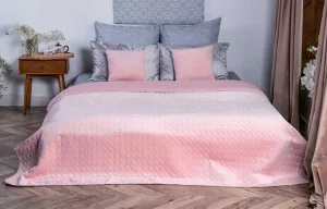 Покривало декоративне Руно VeLour Rose 150x220см (360.55_Rose)