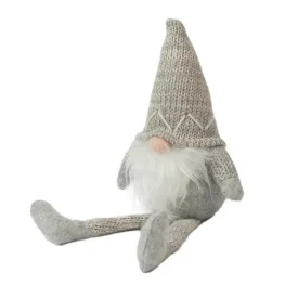 Фото фигурка новогодняя jumi гном текстильный серый 31см (5900410951372_2)