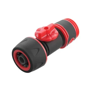 Конектор Intertool с запорным краном (GE-2002)