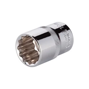 Головка торцева Intertool дванадцятигранна 1/2" 19мм (ET-0219)