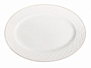 Блюдо Lefard Золота хвиля овальне 22x31см (359-478-1)