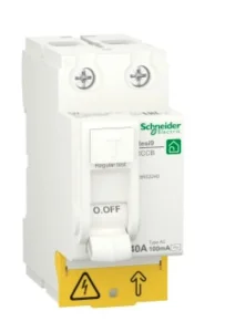 Пристрій захисного відключення Schneider R9R52240 2-п RESI9 40A АС 100mA (R9R52240)