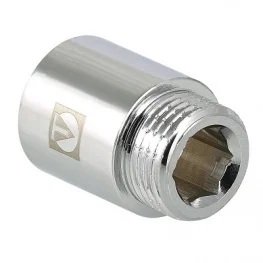 Удлинитель хромированный Valtec 1/2"х25 мм внутренняя/наружная VTr.198.C.0425