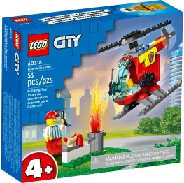 Конструктор Lego City Fire Пожарный вертолет 53 детали (60318)