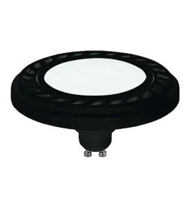 Фото лампа светодиодная nowodvorski reflector led 9w 3000k gu10 es111 angle 120 diffuser black (9342)