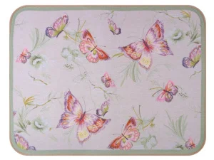 Фото коврик lefard home textile бабочки прорезиненный 50x70см (711-047)