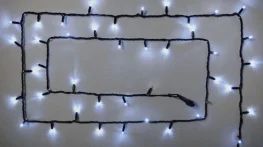 Фото гирлянда наружная delux string 100led ip44 en белый 2x5м (90012966)