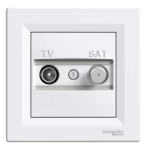 Розетка ТV+SAT Schneider Asfora EPH3400421 біла