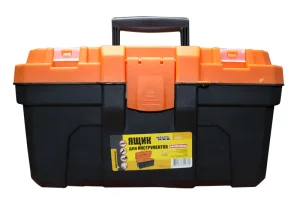 Скриня для інструменту Mastertool посилена з пластиковими замками 16" (410x230x205 мм)