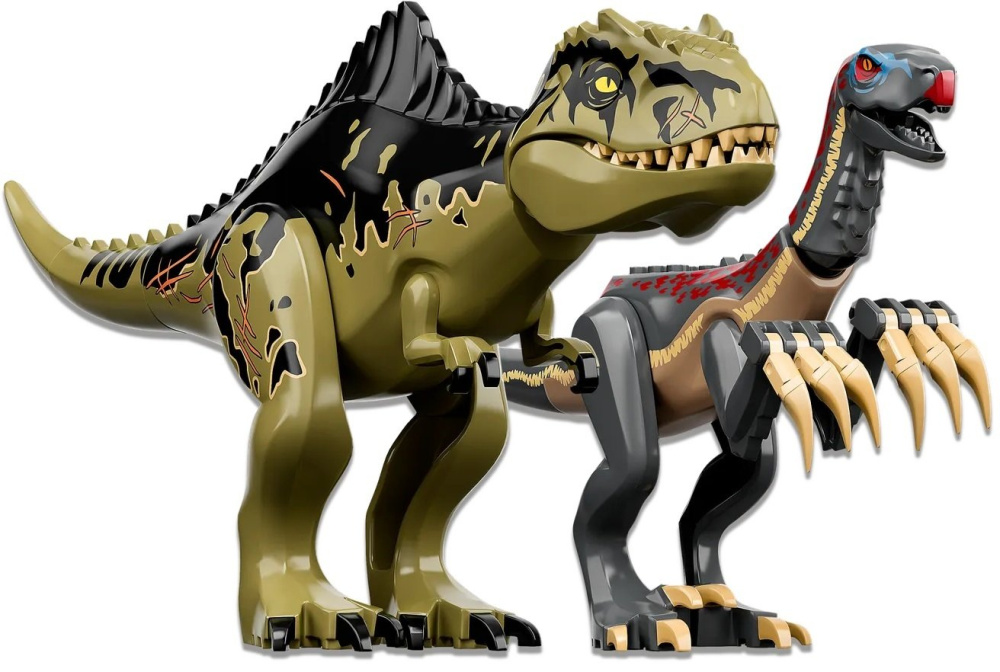 Конструктор Lego Jurassic World Атака гигантозавра и терризинозавра 810 деталей (76949)