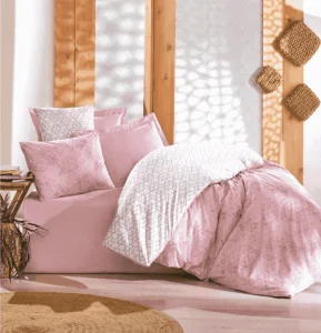 Комплект постільної білизни Cotton Box Minimal Best Pembe 200x220см (CB_010077460)