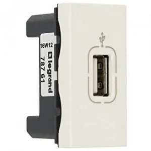 Розетка USB Legrand Mosaic тип А білий (078761)